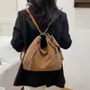 2026 Nova Bolsa Tote de Moda Grande Capacidade Estilosa Tendência Simples Japonesa Coreana Casual Bolsa Feminina Bolsa de Ombro Mochila