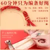 Pulseira Fio Vermelho Ano Novo do Cavalo Feita à Mão Ajustável Pulseira Fio Vermelho Ano Zodiacal Produto Acabado DIY