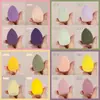 Esponja de Maquillaje de Cuatro Rejillas, Forma de Gota de Agua Cortada en Ángulo, Doble Uso para Seco y Húmedo, Esponja Huevo No Absorbente, Herramienta de Maquillaje, Venta al por Mayor de Brochas de Maquillaje