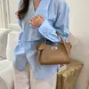 Bolsa de Mão de Escritório de Luxo Bolsa Bolinho Nova Moda Primavera Simples Versátil Bolsa de Ombro Bolsa Transversal Casual