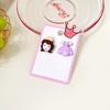 Clip para oreja para niños Nuevo estilo luminoso lindo caricatura agujero para la oreja Pendientes de princesa pendientes personalizados accesorios para pendientes de niña