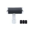 Modificación de coche universal cabeza de palanca de cambios manual automática palanca de cambios cuero control de avión carreras cabeza de polo mango de palanca de cambios