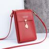 Nueva Bolsa para Teléfono Móvil para Mujer Mini Pequeña Bolsa Cruzada Estilo Estudiante Moda Combinable Bolsa para Teléfono Móvil de Gran Capacidad Monedero para Mujer
