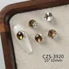 Decoraciones para Uñas con Pedrería K9 Sin Base Brillante, Productos Terminados Huevo de Paloma Azúcar Hielo, Accesorios para Uñas Apilables Usables