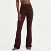 Pantalones de Yoga para Mujer, Pantalones Acampanados de Cintura Súper Alta, Pantalones de Fitness Levanta Glúteos, Leggings Deportivos Transpirables de Secado Rápido con Sensación de Piel Desnuda 30"