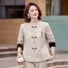 Nueva ropa de abrigo de estilo chino para 2026: una colección de otoño/invierno moderna y casual para mujeres de mediana edad, con un diseño juvenil y disponible en tallas grandes, lo que la convierte en una prenda versátil