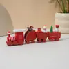 Decorações de Natal transfronteiriças trem de madeira presentes para crianças pequenos presentes de Natal enfeites de janela atacado