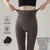 Leggings de Cachemira de Presión de 3 Niveles Recién Mejorados de Aini para Mujer, Forrados de Polar y Engrosados para Otoño e Invierno, de Textura Fina, Medias Moldeadoras para Exteriores