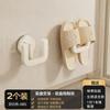 Estante para Chanclas de Ventosa para Baño Sin Taladro Colgante de Pared Baño Inodoro Pared Drenaje Gancho de Almacenamiento para Chanclas Estante de Almacenamiento