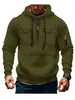 Sudadera con capucha para hombre de otoño e invierno, nueva, de importación, estación independiente de Amazon, informal, moderna, con cremallera, sudadera con capucha