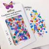 Adornos de arcilla blanda para uñas, kit de uñas DIY, fruta, Navidad, melocotón pequeño, corazón, estrella de cinco puntas, animal pequeño, adornos de arcilla blanda