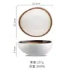 Cuenco Pequeño de Cerámica Japonesa Cuenco para Arroz Cuenco para Sopa Mini Cuenco para Postre Cuenco para Salsa Restaurante de Hot Pot Autoservicio Cuenco para Salsa Picante de Hot Pot
