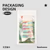 Meias de Verão Renascentistas para Mulheres, Estilo Fino, Meias Trendy Coloridas de Malha de Cano Médio, Meias Respiráveis Listradas, Trendy