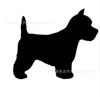Comércio Exterior Mais Vendido Cachorro Westie West Highland White Terrier Adesivo de Carro Aliexpress Popular Adesivo de Carro Refletivo
