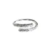 Anillo Versátil de Personalidad Plateado Galvanizado de Plata S999 de Alta Calidad para Mujer, Joyería de Anillo de Corona con Diamante de Seis Garras de Lujo Ligero