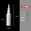 Botella de spray nasal de PE de grado alimenticio con pulverizador directo, disponible en tamaños de 10 ml/30 ml/50 ml, botella de spray de plástico para dispensar, adecuada para envases farmacéuticos y cosméticos