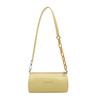 Bolsos de Moda y Suaves para Niñas, Belleza Gentil e Intelectual, Bolso de Hombro Cruzado, Bolso Cilíndrico de Color Macarrón Simple y Elegante