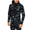 Nueva chaqueta de camuflaje para hombre para exteriores cárdigan con cremallera de camuflaje para exteriores