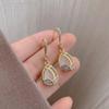 Pendientes Largos coreanos de Otoño e Invierno Ojo de Gato Tulipán para Mujer Dongdaemun Super Hada Pendientes Coreanos Pendientes Pendientes Venta al por Mayor