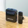 Micrófono de solapa inalámbrico K63 VLOG con reducción de ruido grabación de video corto para exteriores cuadrado pequeño