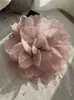 20cm Tela Europea y Americana Rusa Transfronteriza Seda Arrugada Flor Grande Corsage Accesorios de Ropa Vestido de Novia Flores Venta al por Mayor