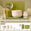 Set de Utensilios de Matcha Estilo Japonés, Tazón de Cerámica Rosa Degradado del Fabricante, Soporte para Batidor, Batidor de 100 Púas, Brocha para Mezclar