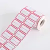 Pegatinas de Etiquetas Enrolladas, Papel Despegable, Notas Adhesivas Autoadhesivas, Pegatinas de Nombre para Marcado Impermeables, Pegatinas para Uso en Oficina