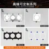Rejilla cuadrada Nord Downlight led individual negro blanco estante para uvas doble rectangular techo 15*15cm