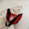 Bolsa tote de grande capacidade para通勤 de aparência sofisticada, nova moda feminina, versátil, casual, esportiva, de nylon, de ombro, mensageiro