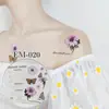 Nuevas Pegatinas de Tatuaje de Flores Impermeables de Rui Ka Long, Pegatinas Faciales, Pegatinas para Brazos, Unisex, Pequeñas Pegatinas de Margarita Más Vendidas