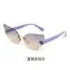 Moda Gafas de Sol Infantiles sin Marco para Niños y Niñas, Gafas de Sol Ojo de Gato para Bebés y Niños, Protección Solar y Gafas para Tomar Fotos