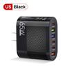 Cargador de teléfono móvil 3.5A 3 Tipo-c + 3USB cabezal de carga multi-interfaz enchufe europeo y americano británico lote transfronterizo