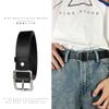 Cinturón sencillo nuevo para hombre, estilo ins, personalidad versátil, cinturón para pantalones de mujer, tendencia de estudiantes coreanos, fábrica al por mayor