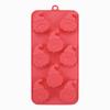 Molde de Silicone para Biscoito de Homem de Gengibre, Árvore de Natal, Papai Noel, Chocolate Fudge, 6 Cavidades em Um Molde, Novo, em estoque