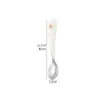 Cuchara de Acero Inoxidable 304, Vajilla Infantil Estilo Escandinavo, Cuchara y Tenedor de Aprendizaje para Bebé, Cuchara para Suplemento Alimenticio de Bebé, Vajilla Portátil