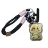 Shuibei Ouro Puro Ouro 999 Urso Feliz Chá com Leite Corrente de Pulseira Bolsa de Mão Pingente Chaveiro Presente Venda por Atacado