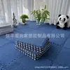 Alfombra para Dormitorio y Sala de Estar, Resistente a las Manchas y Fácil de Cuidar, Manta de Mesita de Noche, Alfombra Cuadrada, Gruesa Alfombrilla de Espuma para Dormir y Sentarse en el Suelo