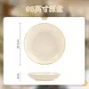 Conjunto de Tigela e Prato Colorido Sob Esmalte Doméstico 2026 Alta Aparência Estilo Creme Conjunto de Louça de Cerâmica Tigela Prato Hashi Louça para Casa Nova