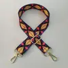 Nuevo Estilo Color Correa Ancha para Hombro Estilo Étnico Colorido Correa Larga Accesorios para Bolsa Correa Ajustable para Hombro Bandolera