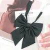 Uniforme Jk corbata de moño raíz de pluma cianótico rojo color sólido ángulo oblicuo japonés estudiante raíz de pluma gigante flor de cuello traje de marinero objeto pequeño