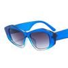 Outu Nuevas gafas de sol a rayas para hombre y mujer, montura pequeña, montura geométrica, gafas de sol personalizadas transfronterizas, gafas planas M324
