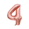 Globo Digital de Papel de Aluminio de 40 pulgadas Forma de Set de Cumpleaños Suministros de Decoración para Fiestas Globos con Números de Cumpleaños Venta al por Mayor