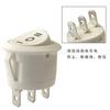 Interruptor Redondo con Forma de Barco de Tres Pines, Interruptor Basculante de Tres Velocidades para Máquina Limpiadora Magnética, 3 Pines, 3 Velocidades, 2 Velocidades, 23 mm con Interruptor de Tapa Impermeable