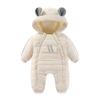 Jaqueta de algodão acolchoada para bebês transfronteiriça, macacão de inverno para meninos e meninas, roupas de abraço de inverno, jaqueta de algodão acolchoada para bebês engatinharem para manter aquecido