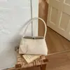 Bolso de hombro tejido con diseño de nicho estilo coreano para mujer, bolso de mano casual de moda, bolso de hombro de gran capacidad para mujer