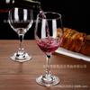 Adornos Decorativos de Flores Simuladas Vaso Alto de Vidrio Transparente para Vino Tinto Bar Hogar Hotel Copa de Cóctel para Vino
