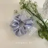 Scrunchie Estilo Coreano Zhao Lusi High-End Estético Ins Estilo Universitário Prendedor de Cabelo Estilo Doce Faixa de Cabelo Feminina