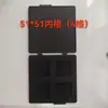 Caja de chips con ranura de plástico, silicona, cristal, BGA, componentes electrónicos aeroespaciales, IC, caja de embalaje de espuma antiestática