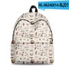 2022 Nuevo Texto Transfronterizo Café Bolsa 3D Moda Callejera Tendencia Mochila Impresión Digital 3D