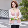 Ropa de Estilo Nuevo Primavera y Verano 2026 para Madres, Chaleco Nuevo de Estilo Chino con Botones, Ropa para Mujeres de Mediana Edad y Mayores, Chalecos de Primavera Estilo Nacional